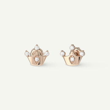 Mini Crown Studs