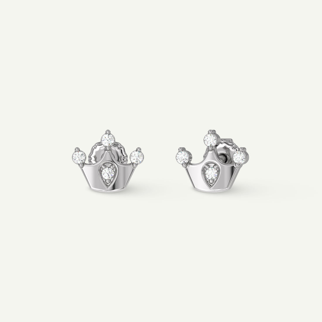 Mini Crown Studs