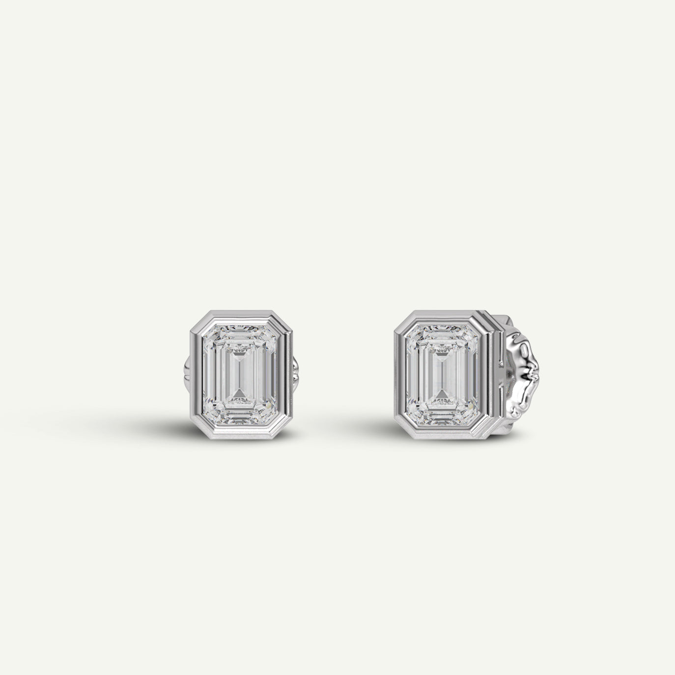 Mini Emerald Studs