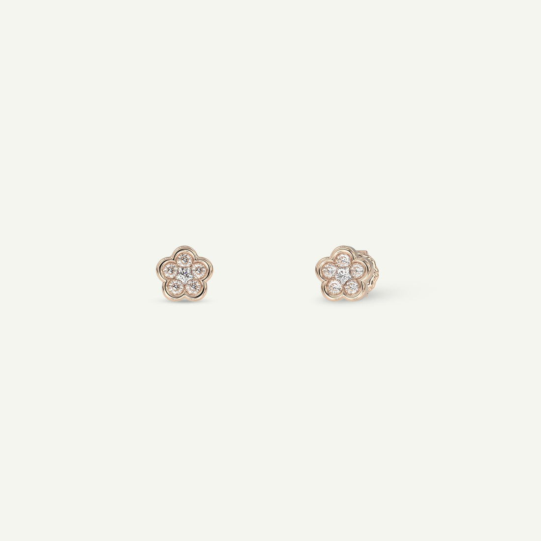 Mini Classic Floral Studs
