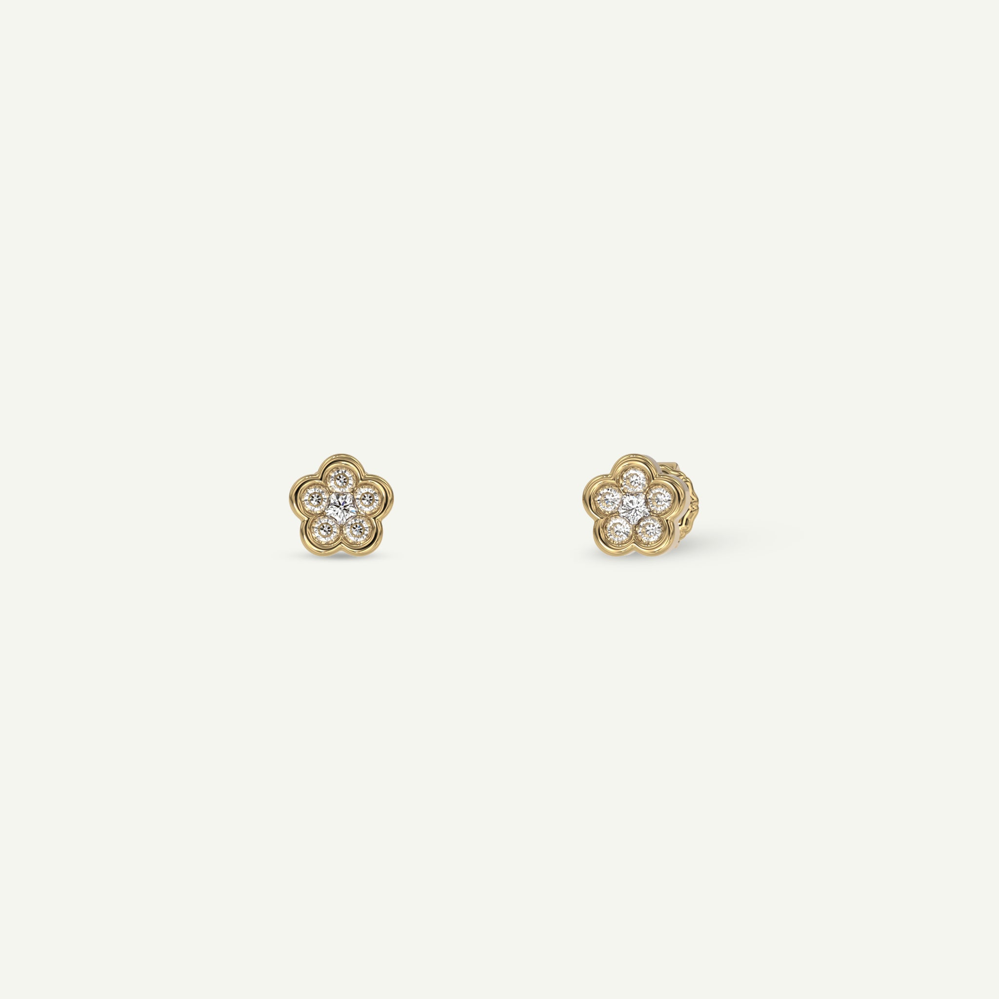 Mini Classic Floral Studs